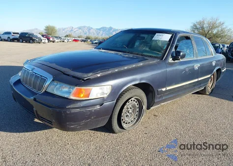 2000 Mercury Grand Marquis Gs из США, поврежденный, VIN 2MEFM74W2YX644424